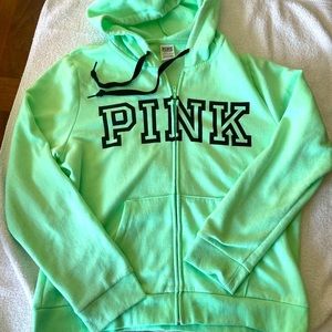 Victoria's secret PINK mint green hoodie